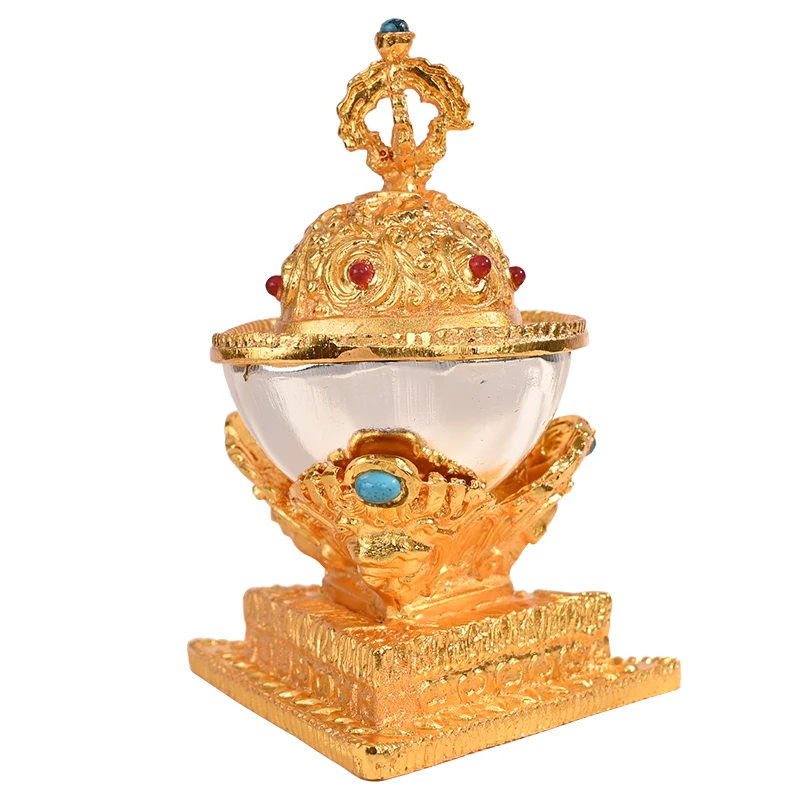Buddhism, Tantra, exquisite, alloy buddha kapala-bowl, 2 size optional