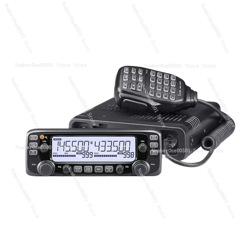 400-470MHz 50W FM Transceiver Car Intercom Accessories Handheld Microphone and Panel  IC-2730E Mobile Radio Dual Band UHF