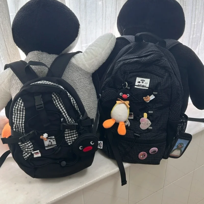 

Original Vanwalk Pingu Large-Capacity Schoolbag Penguin Schoolbag Pingu Backpack Penguin Model Back To School Season Gifts