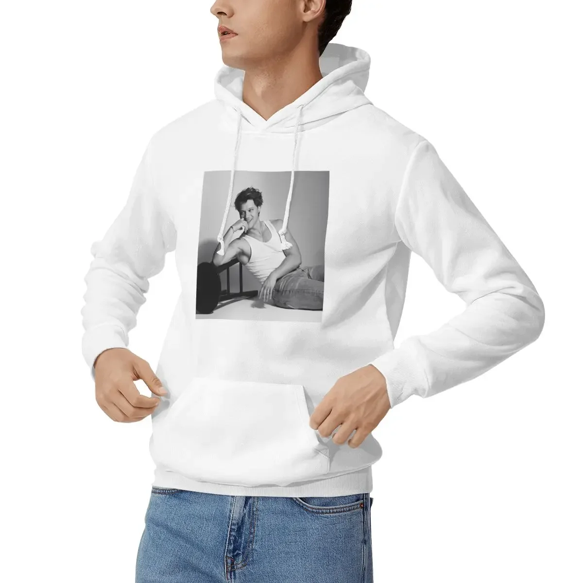 

Мягкие толстовки с плакатом Rudy Pankow JJ Maybank для мужчин и женщин, повседневный пуловер, толстовка в стиле Харадзюку с длинными рукавами и капюшоном, осень-зима