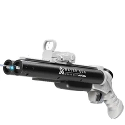 Pistola de agua de escopeta totalmente automÃĄtica con juguete de alcance, PISTOLA DE PULVERIZACIÃN continua, juguetes de piscina de verano para niÃąos y adultos
