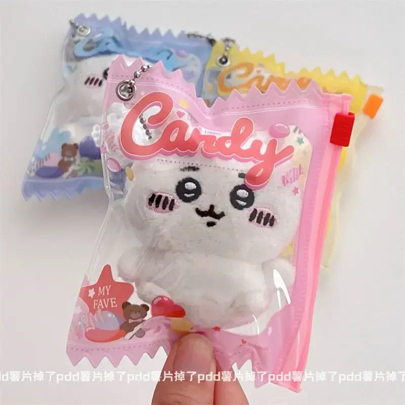 MINISO Kawaii Anime Lovely  Ins Doll Candy Storage Bag Chiikawa Cute Cartoon Bag Hanging Decoration Fashion Gifts for Kids