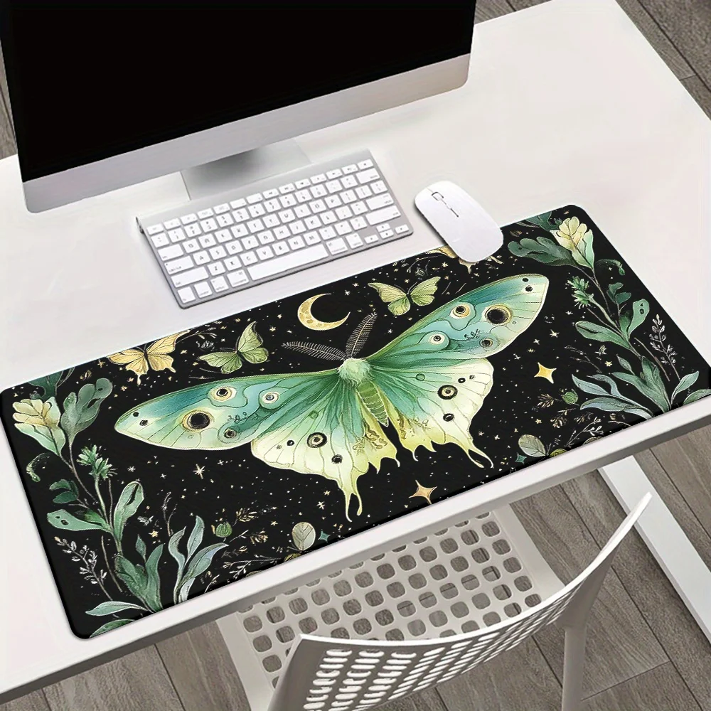 

Потрясающий коврик для мыши с технологией моль, аксессуары для игровой клавиатуры, коврик для офисного стола, геймерский резиновый противоскользящий коврик для мыши для ноутбуков.