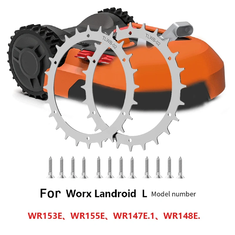 Robotic Mower Traction Improved Auxiliary Wheels For Worx Landroid Robot Lawn Mower Traction Wheel