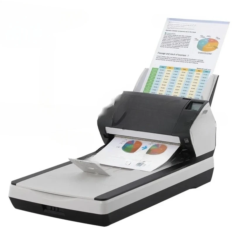 

Планшетный сканер Высокоскоростной планшетный сканер с автоматической двойной подачей Планшетный (FB) и автоматический сканер подачи документов 1 шт.