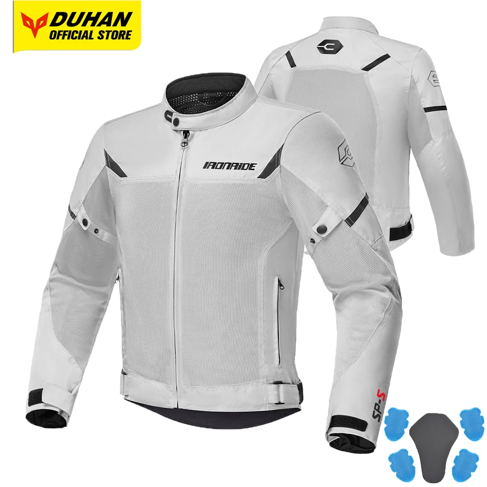 

Summer Motorcycle Jacket Breathable Mesh Motorcycle Riding Jacket Men's And Women's Reflective Motorcycle Protective Jacket