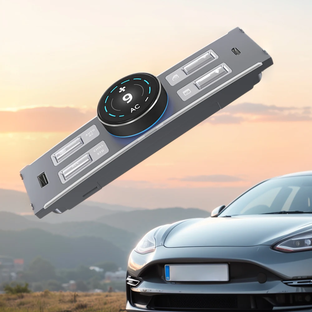 

LCD Intelligent Control Expansion Dock USB Charger Port Intelligent Physical Button Knob for for for for TESLA Model Y 3 21-24