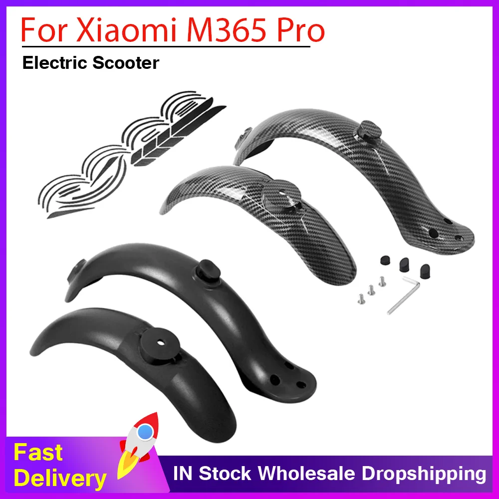 

Передний и задний брызговик для электросамоката Xiaomi M365 Pro, кронштейн для заднего фонаря, наклейка на корпус, аксессуары для электросамокатов