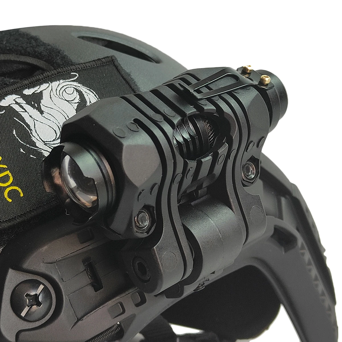 Tactical Strong Light Flashlight (350/800/1000/1200 Lumens),  for FAST, MICH Helmet Side Rails, And All 20MM Rail Adapters