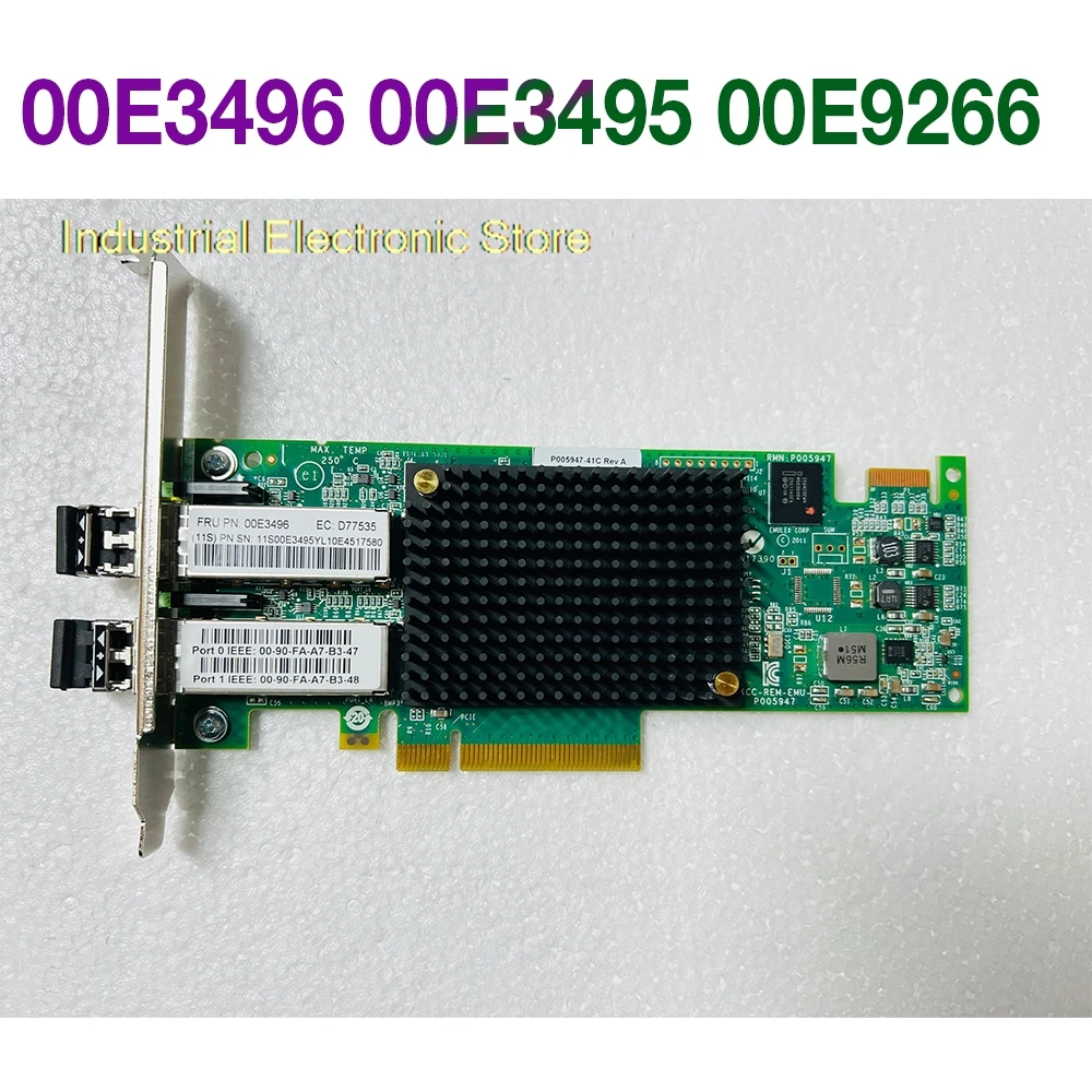 

Для IBM 577F 00E3496 двухпортовый 16G для карты HBA EN0A 00E3495 00E9266