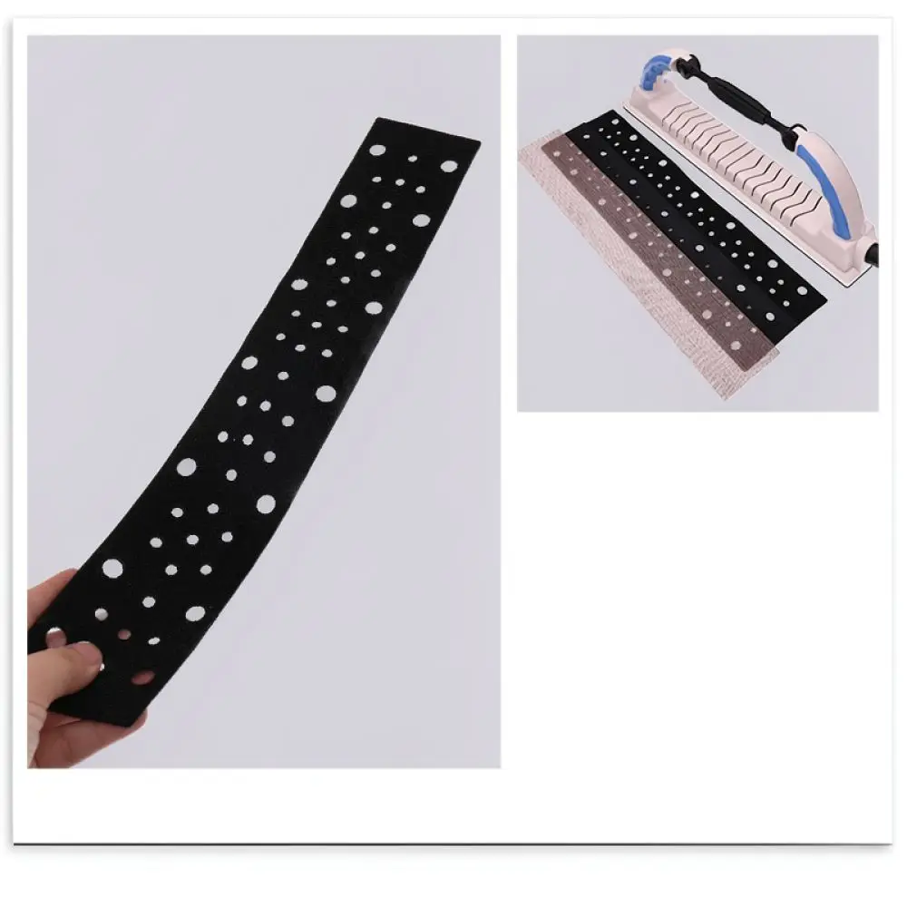 70x400mm Sanding Pad Protection For Dongyan Hand Sander Block Dust Extraction Mat Surface Grinding Tool Smoothing Cushion