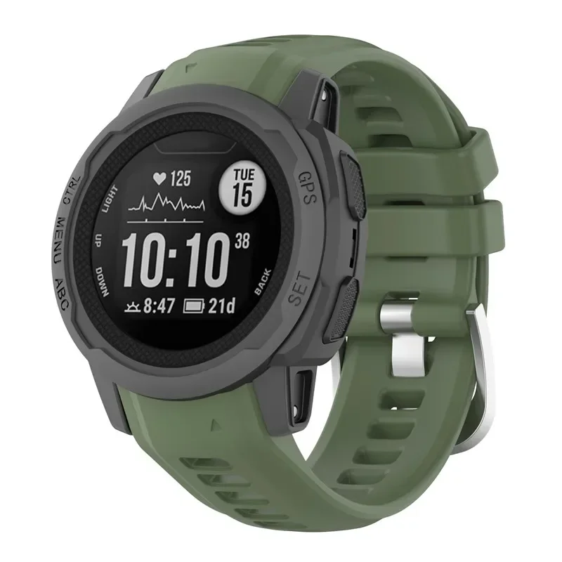 Silikon-Sportarmband für Garmin Instinct 2S Smartwatch Ersatzarmband für Garmin Instinct 2S Armband