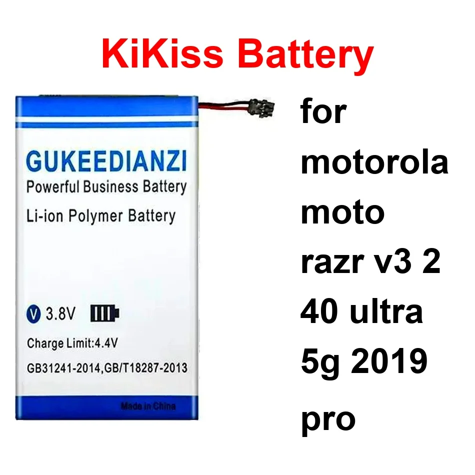 

Аккумулятор для мобильного телефона высокой емкости BX40 BX41 BR50 LS40 1200-3300 мАч для Motorola Moto Razr V3 2 40 Ultra 5G 2019 Pro