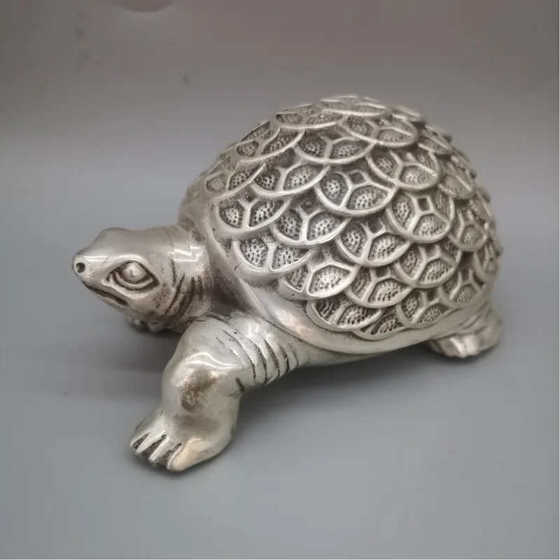 ornament, money , longevity , copper turtle for fortune telling, birthday celebration, auspicious deco