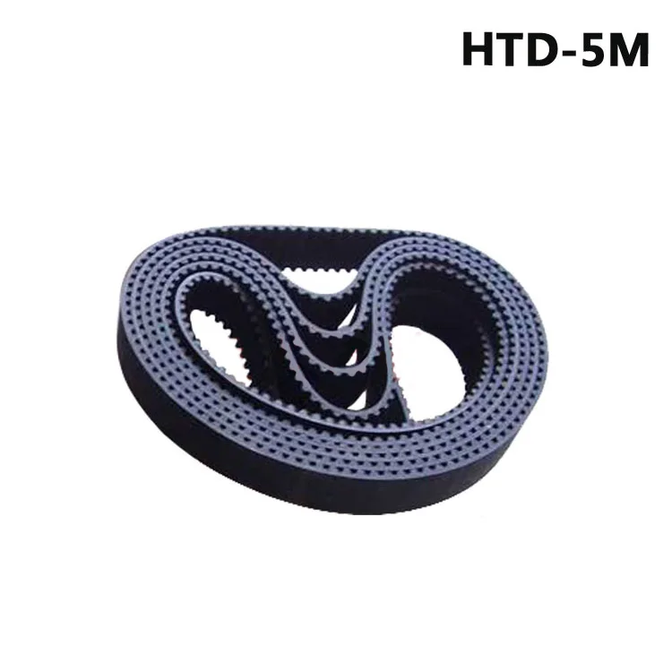 HTD-5M 365mm-450mm Pitch 5mm Timing Pulley Belt Close Loop Synchronous Belt Rubber Timing Belts Width 10mm 15mm 20mm