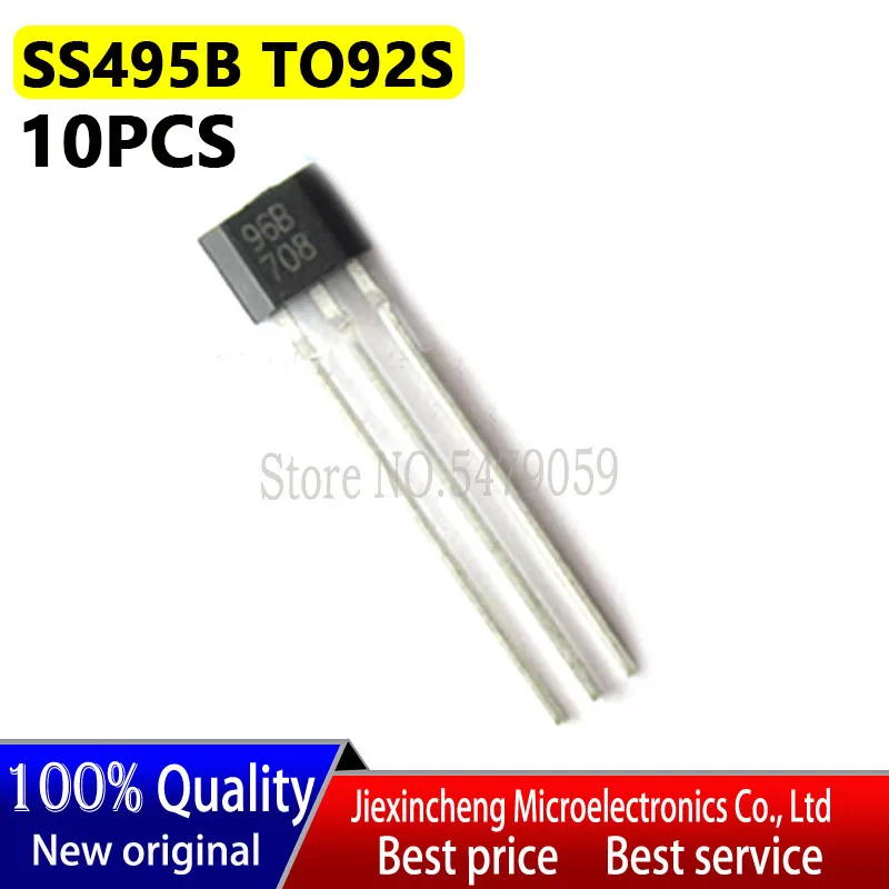 10PCS SS495B 95B SS495 TO92S  Magnetic sensor hall sensor