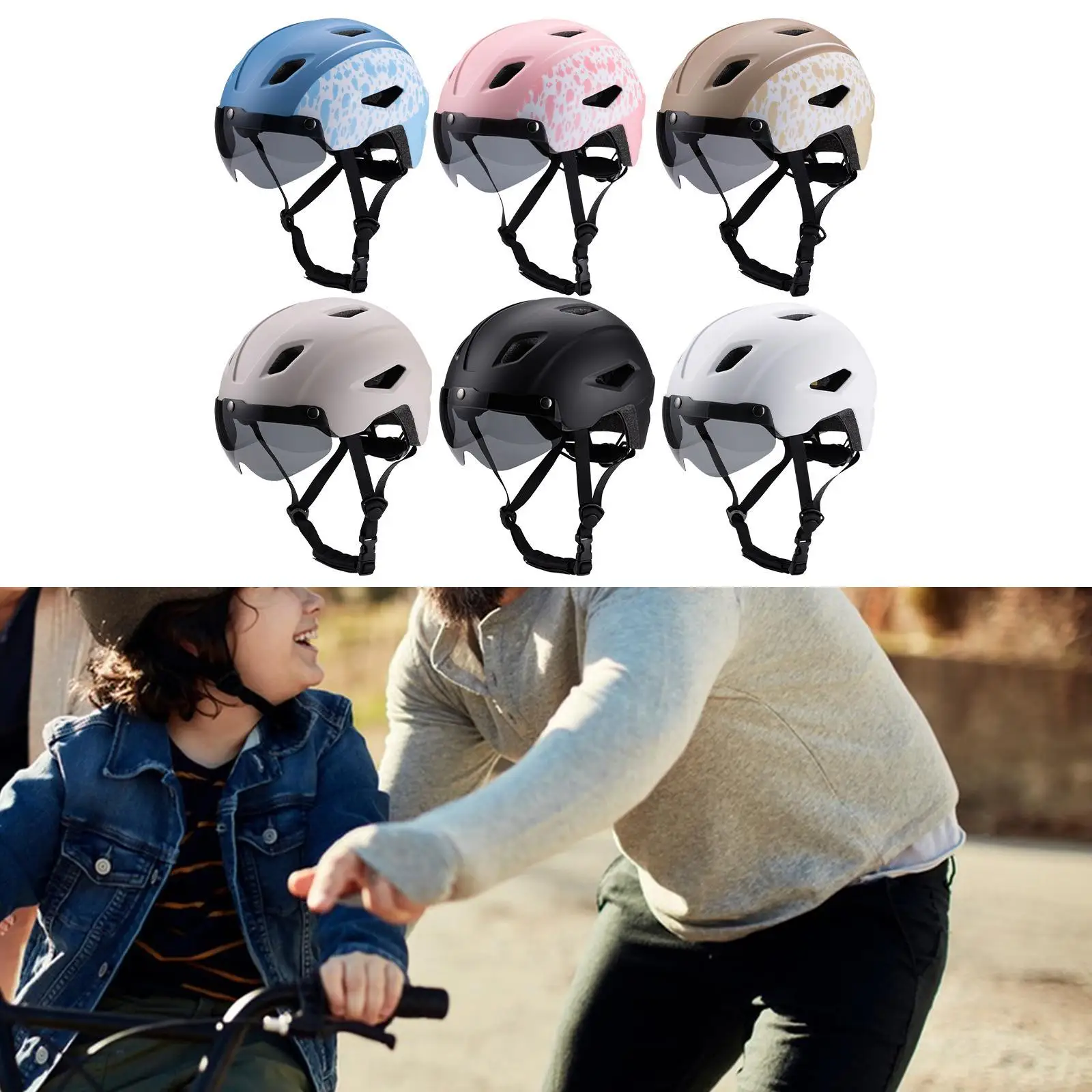 

Kids Bike Helmet Cycling Helmet Portable Removable Soft Padded Shock Absorbing