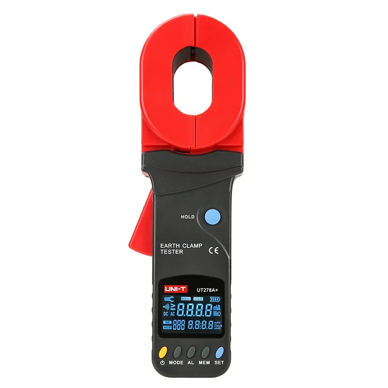 

UNI‑T UT278A+ Clamp Earth Resistance Tester (Industrial Lightning Protection)