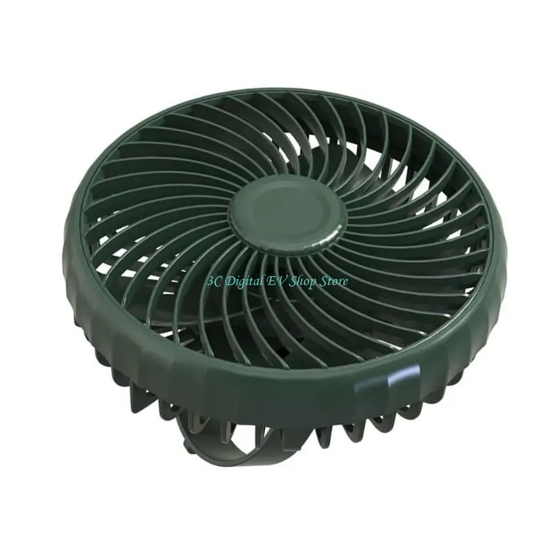 Ventilador velocidade ajustável E74D Ventilador resfriamento personalizado Ventilador teto Ventilador portátil