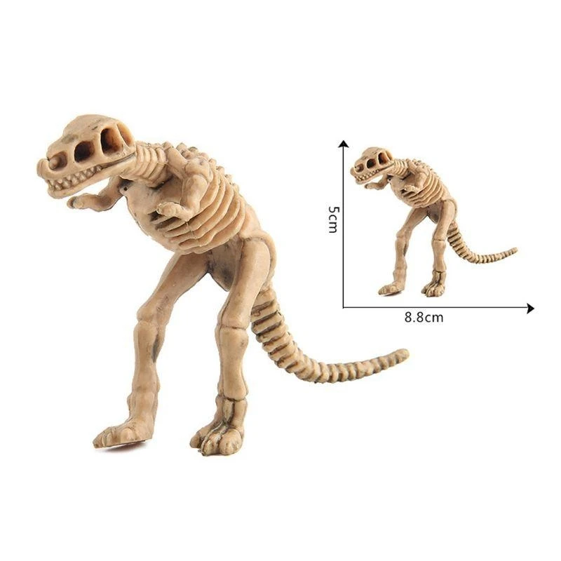 เด็กตลกไดโนเสาร์ที่สมจริง Petrifaction โครงกระดูกของเล่นสำหรับ 6-8 ปีเด็กตัวเลขการกระทำแกล้งสำหรับเล่นเกม 15UB
