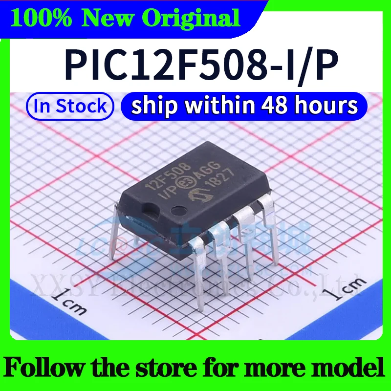 PIC12F508-I/P PIC12F509-I/P PIC12F510-I/P PIC12F615-I/P PIC12F629-I/P PIC12F635-I/P PIC12F675-I/P En stock 48 horas barco