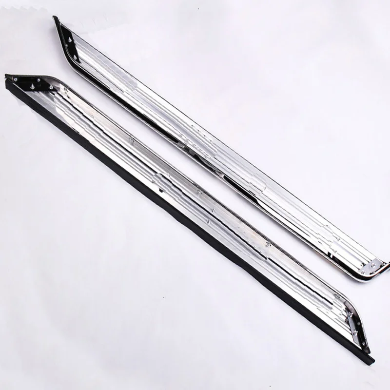 High Quality Heavy Duty Matte Black Aluminum Bolt-On Pair of Running Boards For Highlander HS SUV