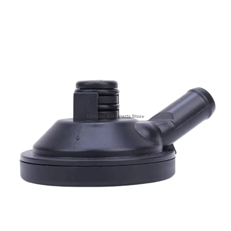 Crankcase Ventilation Valves with Round Housing and Angled Hose Ports, Identified by Parts 8200291355 and 8200184165 for Megane