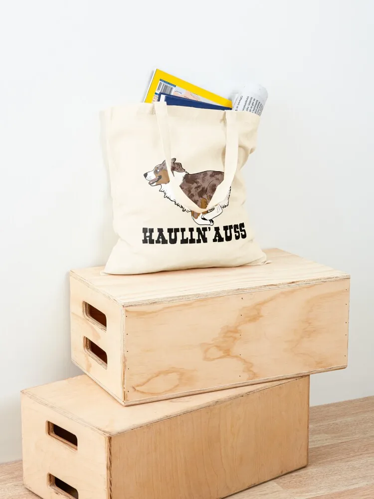 HAULIN’ AUSS (red merle) Tote Bag eco pack personalized tote bag shopper bags for women Beach bag