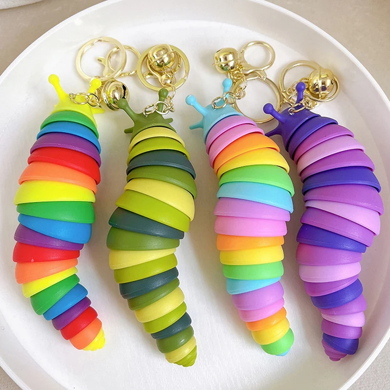 

Creative Fingertip Snail Slug Bag Toy Decoration Cute Cartoon Bag Pendant Keychain Cartoon Home Car Decor Keychain Snail Toys