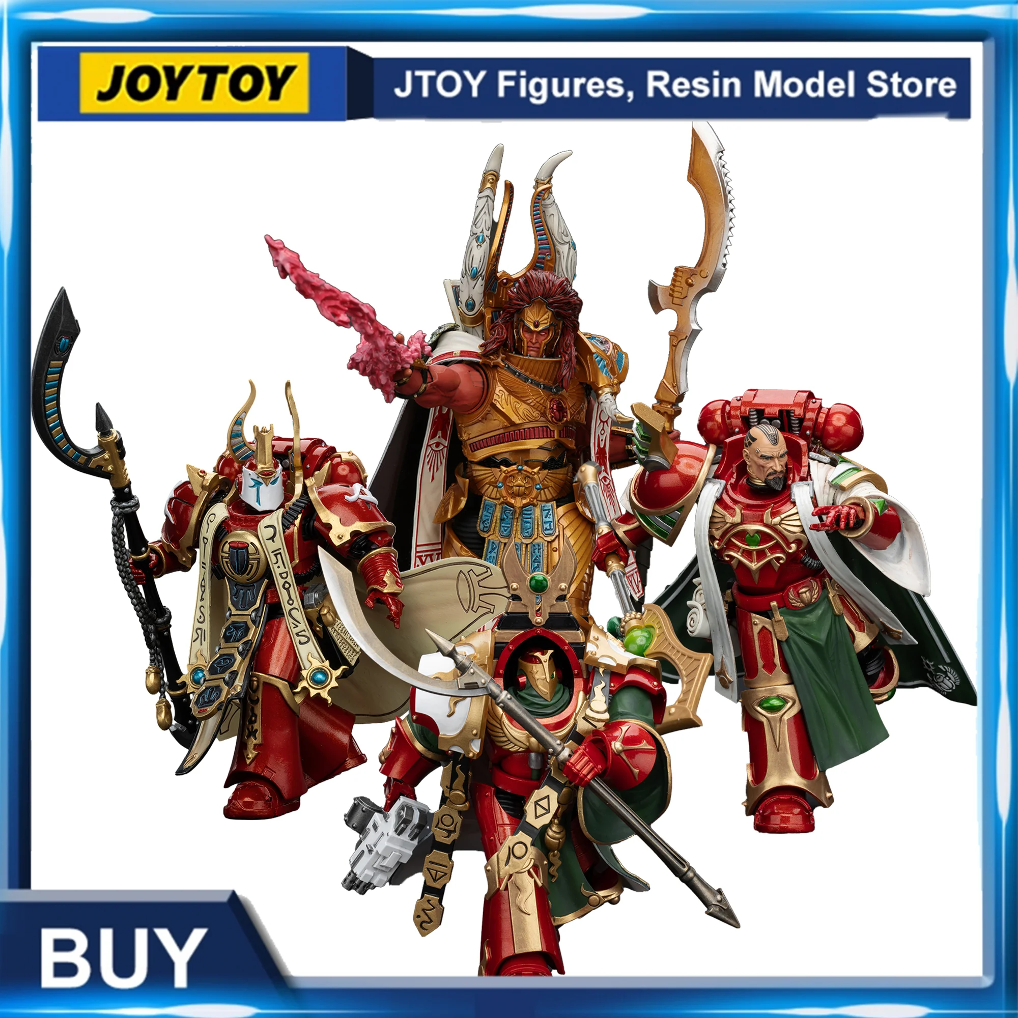 

[Pre Sale]JOYTOY Warhammer 30K 1/18 Action Figure Thousand sons Magnus the Red Primarch of the XVth Legion Anime Model Toys Gift