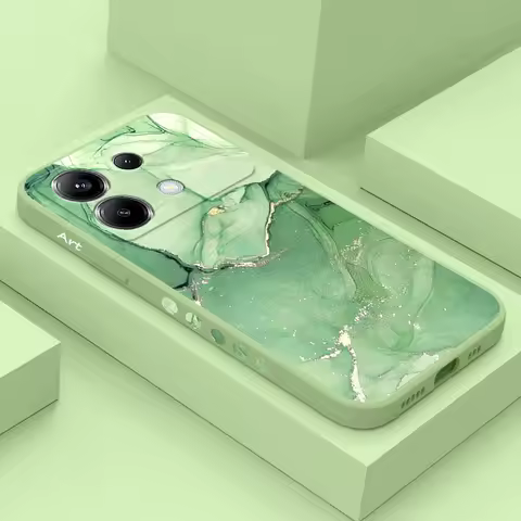 Marble Texture Phone Case For Xiaomi Poco F7 X7 X6 F6 M6 M5 M5S F5 X5 F4 X4 M4 F3 M3 X3 Pro 4G 5G GT Silicone Cover