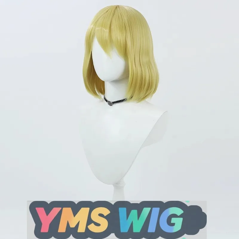 【الرجل الحر】شعر مستعار كوسبلاي من قطعة واحدة، شعر مستعار أشقر أصفر، فروة رأس واقعية