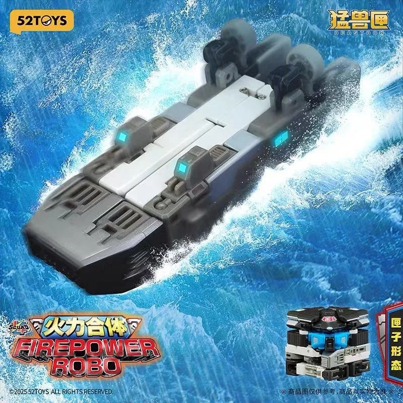 1/4 52TOYS ของเล่นยอดฮิต Beast Box ซีรีส์ Universal Squad Firepower Fusion Adjuster Fighter ของเล่นแปลงร่างหุ่นยนต์ ของขวัญวันหยุด