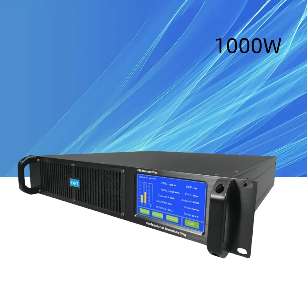 

1000W (2U) Touch-Screen FM Transmitter: High-Power Broadcast Solution for Radio Stations – Now Available for Sale