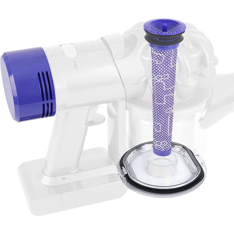 B47B-غطاء صندوق الغبار مع حلقة إغلاق لـ Dyson V7 V8 مع مجموعة مرشحات HEPA المسبقة والما بعد