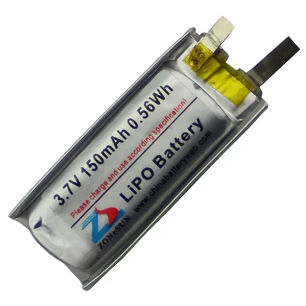 في النواة 150 مللي أمبير 421230   بلوتوث التحكم عن بعد مفاتيح السيارة 3.7 فولت بطارية ليثيوم بوليمر 401230   خلية ليثيوم أيون قابلة للشحن