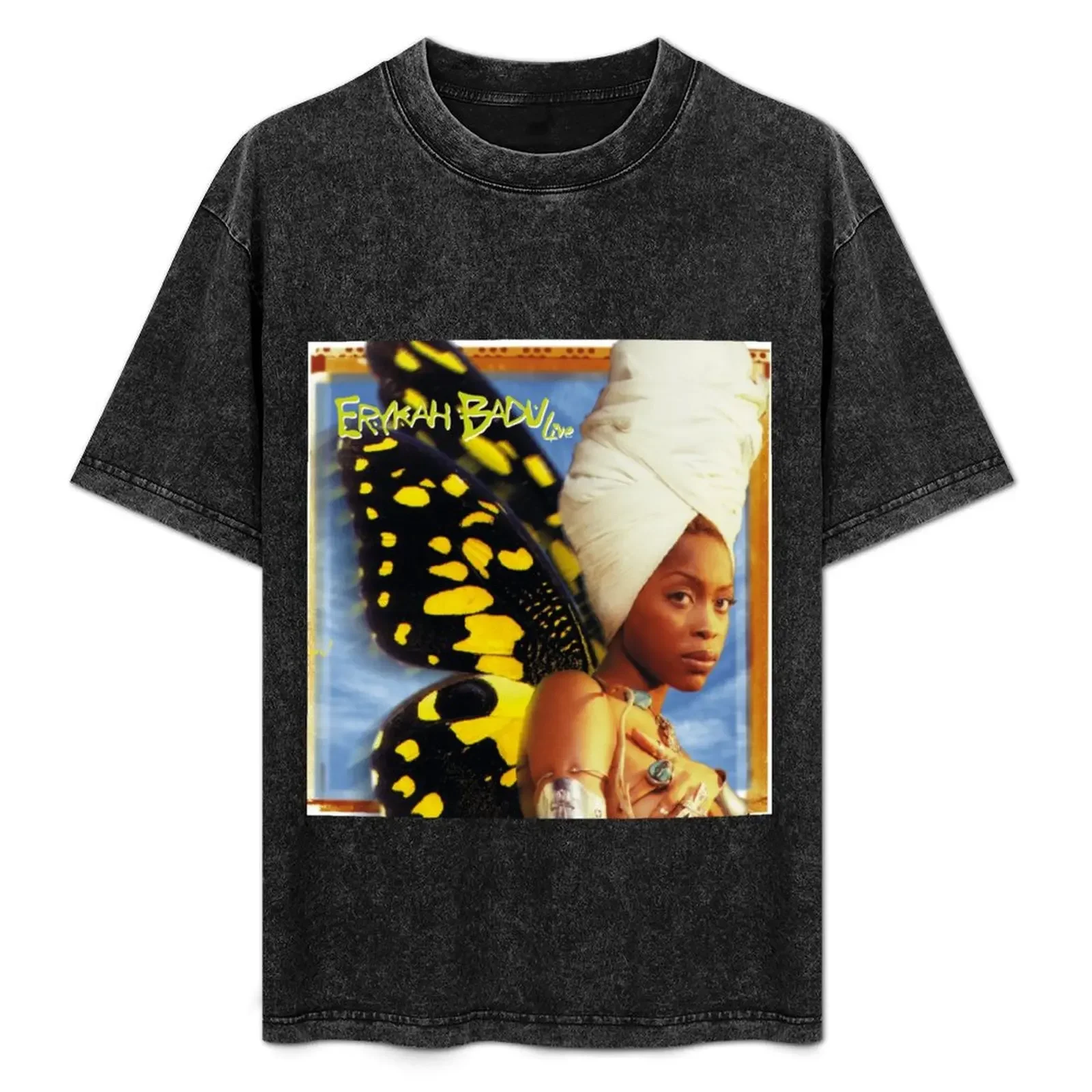 

Erykah Badu Live T-Shirt anime shirt football t shirt summer tops clothes Short sleeve tee men