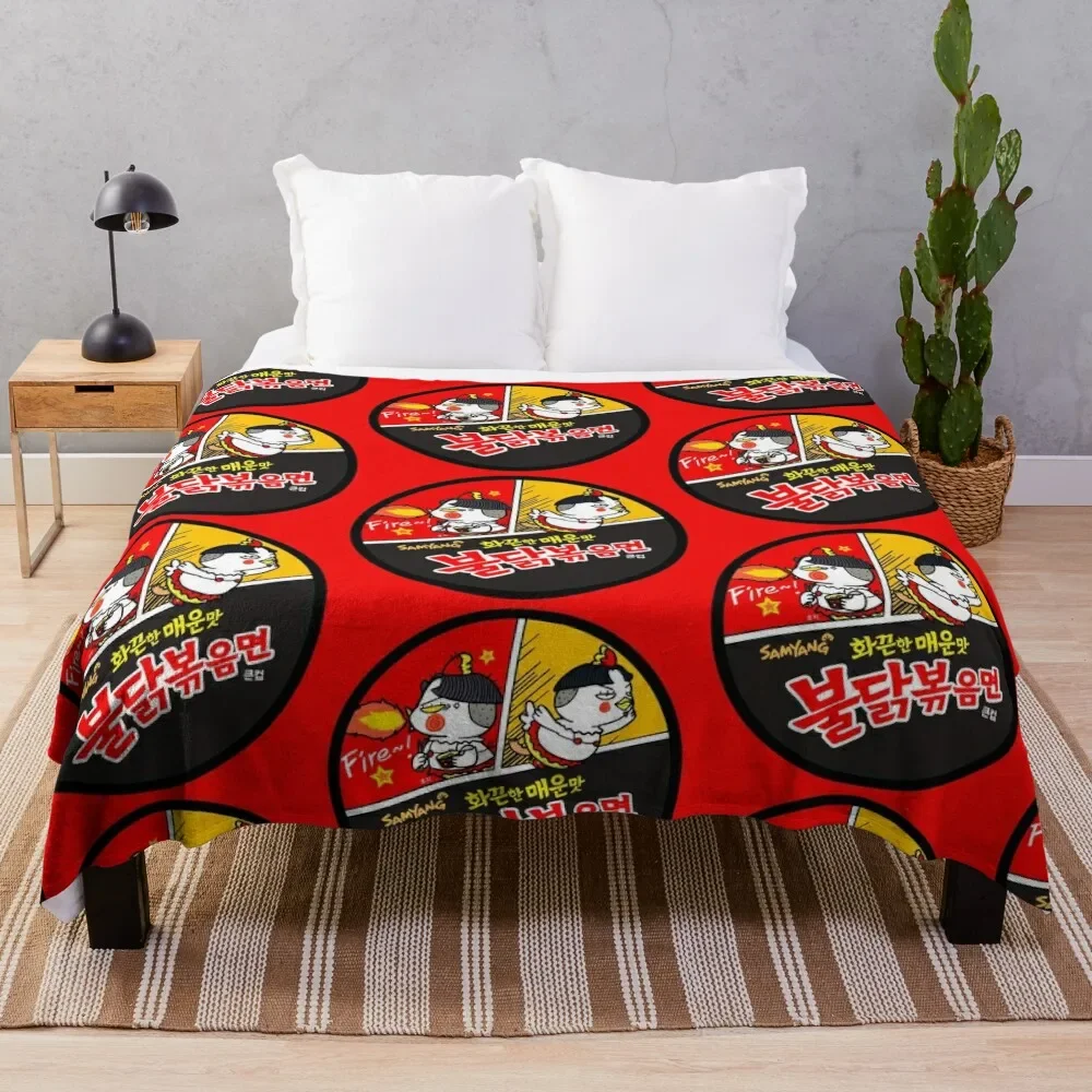 

Spicy Noodles! Throw Blanket Furry Multi-Purpose Soft Big Bed Blankets
