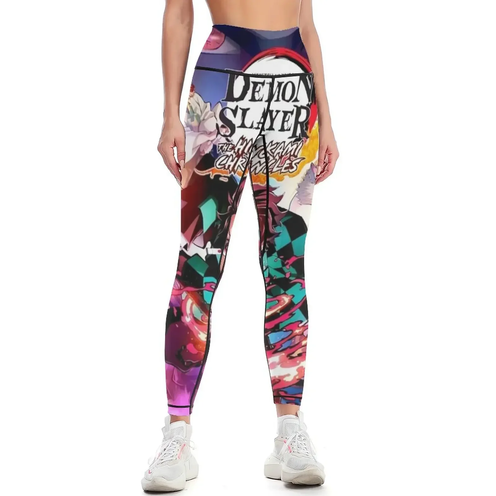 

demon poster Leggings workout shorts gym wear sports shirts gym sportswear woman gym 2025 Womens Leggings