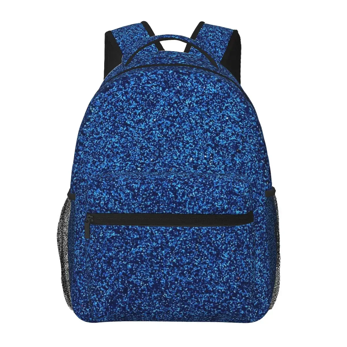 A Little Blue Glitter Backpacks Boys Girls Bookbag Children School Bags Cartoon Laptop Rucksack Shoulder Bag Large Capacity