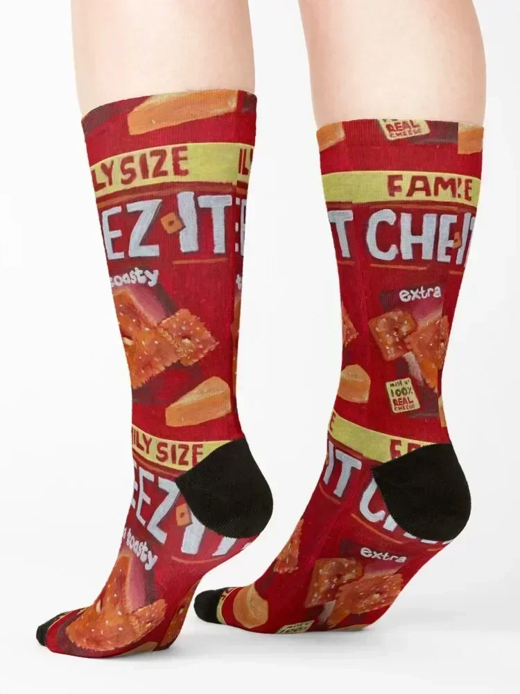 Cheeze-its Socks designer Argentina custom sports Christmas Women Socks Men's