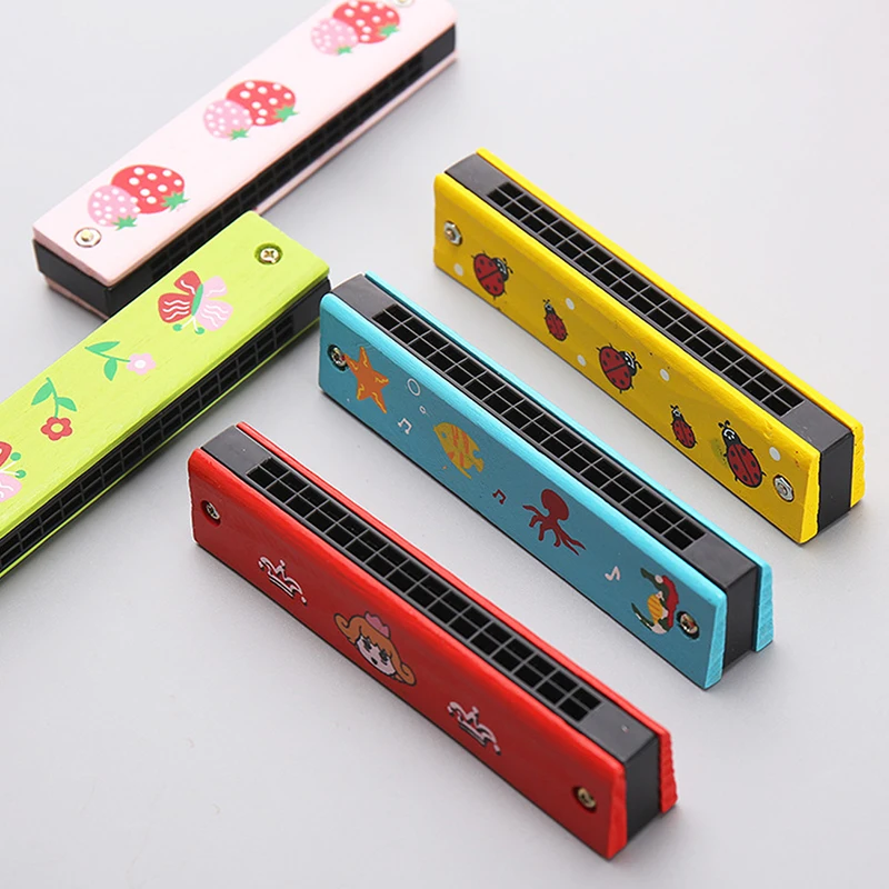 

Musical Instruments 16 Holes Woodwind Mouth Harmonica Melodica for Children Toys