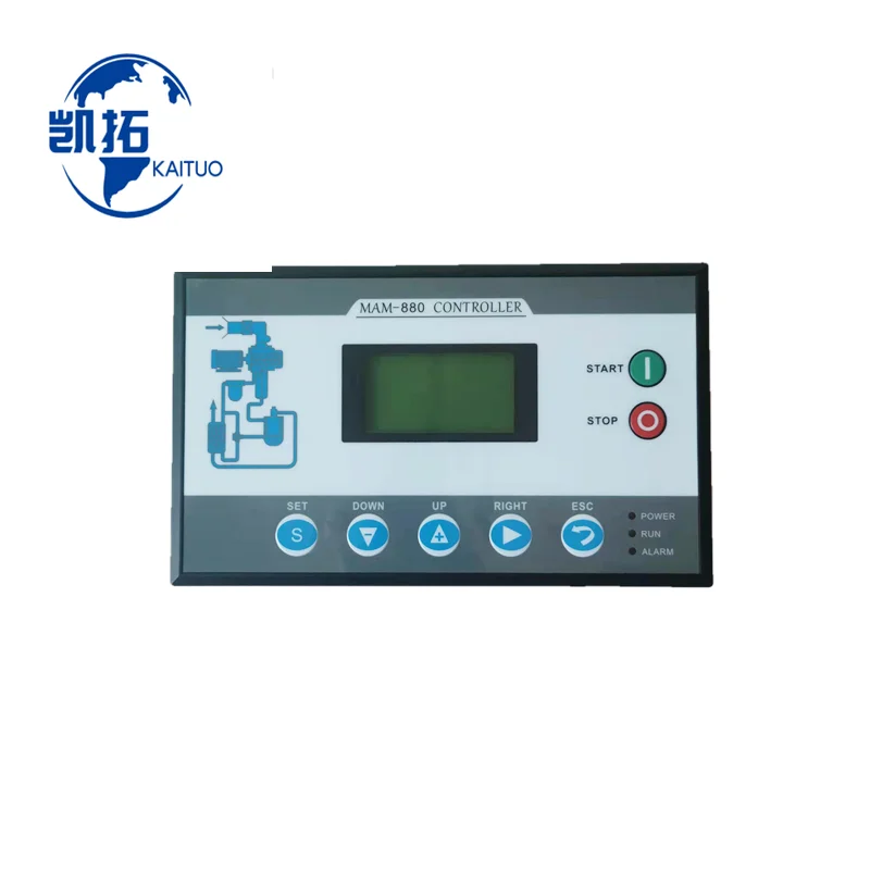 

MAM880 C(B)(T)(VF3) Frequency Conversion PLC Controller Panel Eletronic With Transformer CT2 40A for Screw Air Compressor