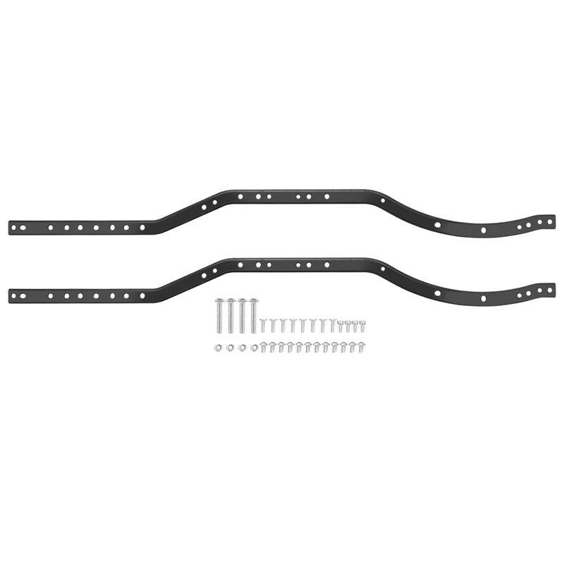 2Pcs/Set Steel Chassis Frame Rails For AXIAL SCX10 90027 SCX10 II 90046 90047 RC Car Crawler Truck Vehicle Model