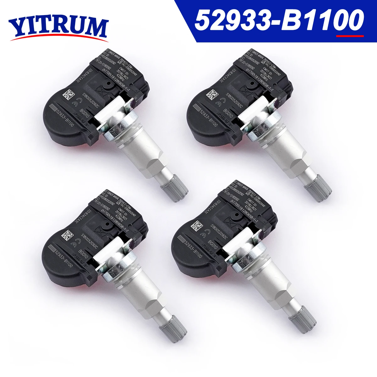 

52933-B1100 A52933-3N100 For Hyundai Santa Fe Genesis Accent Solaris Kia Ceed Sorento Rio Carens TPMS Tire Pressure Sensor