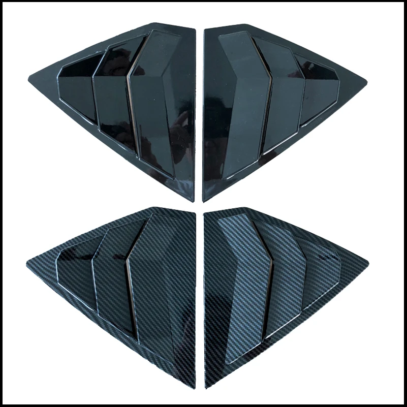

For Opel Insignia B 2017-2023 Rear Window Blind Shades Louver Frame Molding Cover Sticker Vent Trim Car Styling Auto Accessories