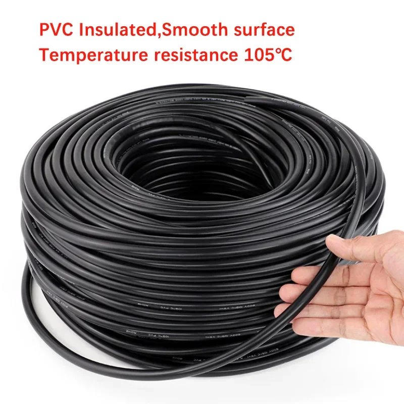 Dia 1/2~20mm PVC Cable Sleeving 2/5/10m Flame Retardant Flexible Insulation Sheath Tube for Automotive Wiring Harness Protection