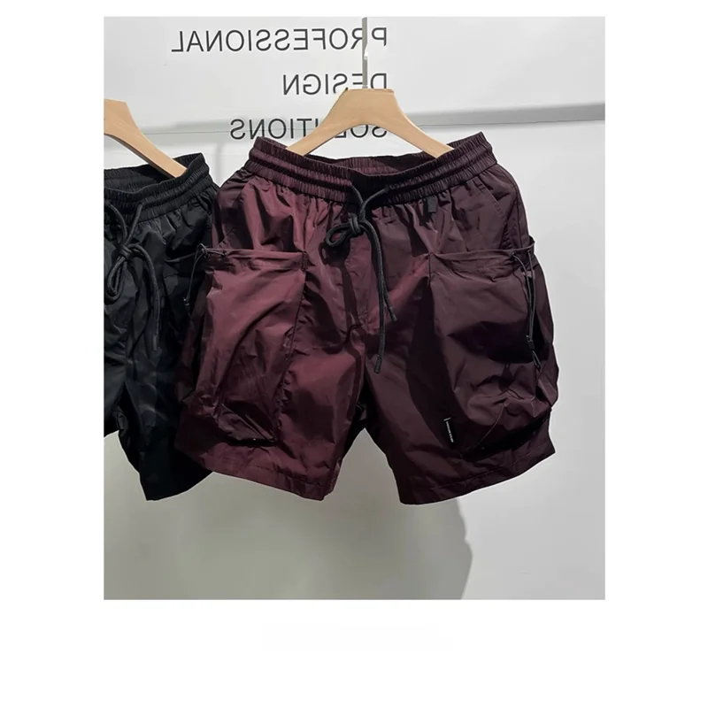 

American Sle Summer Loose Wide Leg Five orts Men's 2025 New Korean Version Functional Large ket Workwear Four orts