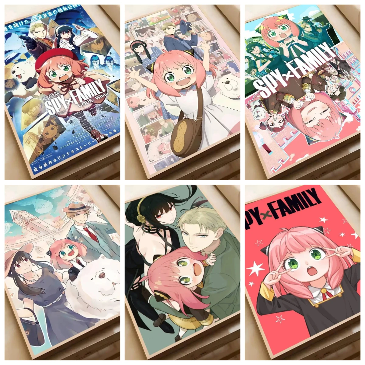 Adult Jigsaw Puzzle 500/1000 pcs Puzzle  Anime S-Spy X F-Family Anya Paper Puzzle Decorative Painting Exercise Brain Thinking