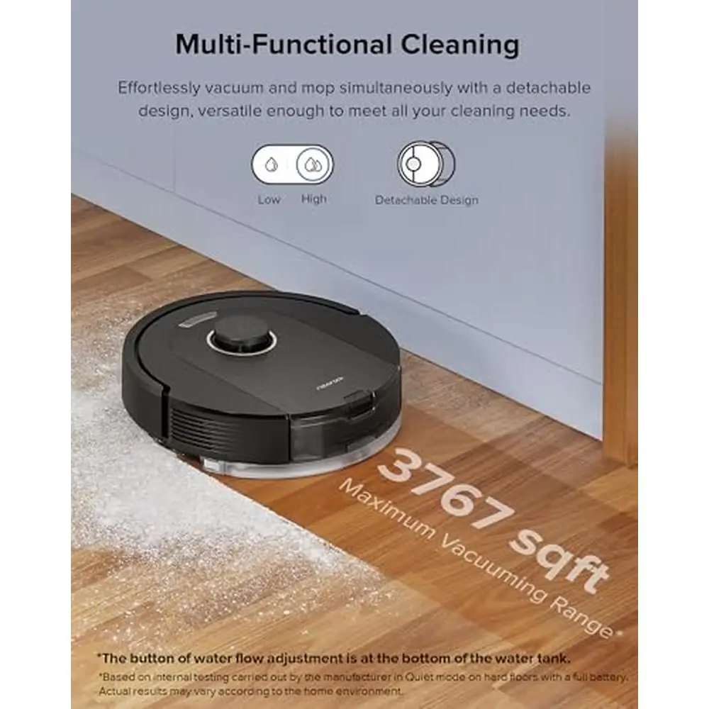 5500Pa Max Suction Self-Emptying Robot Vacuum and Mop Precise Navigation Q5 Pro